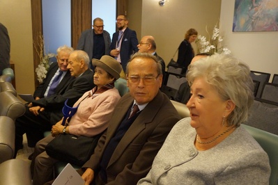 Uczestnicy konferencji naukowej „Pamięć Kresów – Kresy w pamięci”.