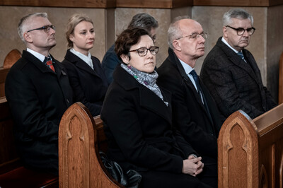 Pogrzeb śp. Władysława Guzdka ps. „Wilk” – Czechowice-Dziedzice, 21 marca 2024. Fot.: IPN K. Łojko