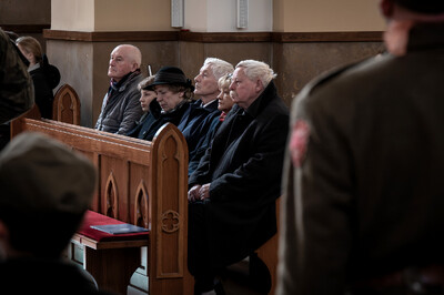 Pogrzeb śp. Władysława Guzdka ps. „Wilk” – Czechowice-Dziedzice, 21 marca 2024. Fot.: IPN K. Łojko