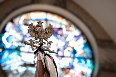 Pogrzeb śp. Władysława Guzdka ps. „Wilk” – Czechowice-Dziedzice, 21 marca 2024. Fot.: IPN K. Łojko