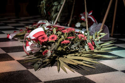 Pogrzeb śp. Władysława Guzdka ps. „Wilk” – Czechowice-Dziedzice, 21 marca 2024. Fot.: IPN K. Łojko