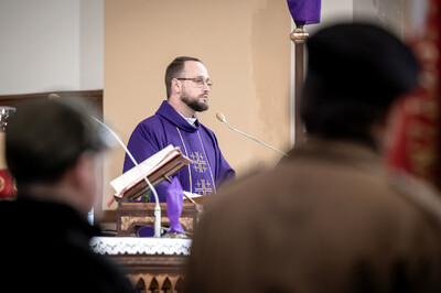 Pogrzeb śp. Władysława Guzdka ps. „Wilk” – Czechowice-Dziedzice, 21 marca 2024. Fot.: IPN K. Łojko