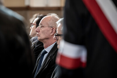 Pogrzeb śp. Władysława Guzdka ps. „Wilk” – Czechowice-Dziedzice, 21 marca 2024. Fot.: IPN K. Łojko