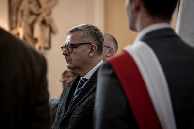 Pogrzeb śp. Władysława Guzdka ps. „Wilk” – Czechowice-Dziedzice, 21 marca 2024. Fot.: IPN K. Łojko