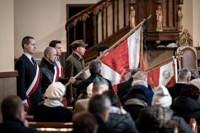 Pogrzeb śp. Władysława Guzdka ps. „Wilk” – Czechowice-Dziedzice, 21 marca 2024. Fot.: IPN K. Łojko