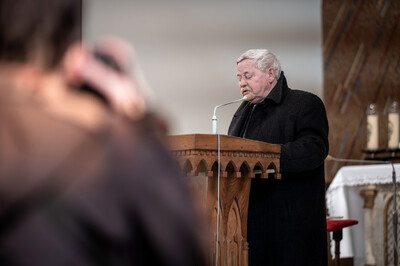 Pogrzeb śp. Władysława Guzdka ps. „Wilk” – Czechowice-Dziedzice, 21 marca 2024. Fot.: IPN K. Łojko