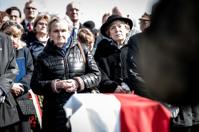 Pogrzeb śp. Władysława Guzdka ps. „Wilk” – Czechowice-Dziedzice, 21 marca 2024. Fot.: IPN K. Łojko