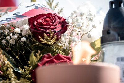 Pogrzeb śp. Władysława Guzdka ps. „Wilk” – Czechowice-Dziedzice, 21 marca 2024. Fot.: IPN K. Łojko