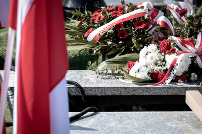 Pogrzeb śp. Władysława Guzdka ps. „Wilk” – Czechowice-Dziedzice, 21 marca 2024. Fot.: IPN K. Łojko