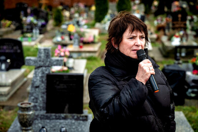 Instytut Pamięci Narodowej oddał hołd rodzinie Zimoniów z Rybnika - Rybnik, 25 marca 2024. Fot.: IPN K. Łojko