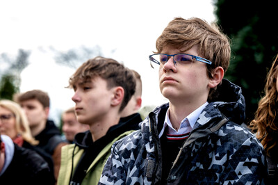 Instytut Pamięci Narodowej oddał hołd rodzinie Zimoniów z Rybnika - Rybnik, 25 marca 2024. Fot.: IPN K. Łojko