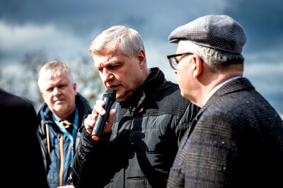 Instytut Pamięci Narodowej oddał hołd rodzinie Zimoniów z Rybnika - Rybnik, 25 marca 2024. Fot.: IPN K. Łojko