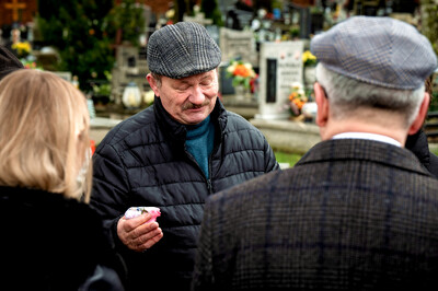 Instytut Pamięci Narodowej oddał hołd rodzinie Zimoniów z Rybnika - Rybnik, 25 marca 2024. Fot.: IPN K. Łojko