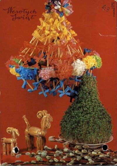 Kartka wysłana do Bolesława Stwory, internowanego w obozie odosobnienia w Uhercach, 1982 r. Jako adres podano „obóz koncentracyjny” (fot. A. Zborski, wyd. Krajowa Agencja Wydawnicza; IPN Ka 036/1651, t. 3)