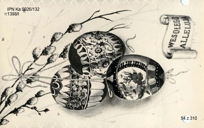 Kartka przysłana przez tajnego współpracownika pseudonim „Antek” do funkcjonariusza prowadzącego z życzeniami i informacją o możliwym spotkaniu, prawdopodobnie 1968 r. (IPN Ka 0026/132)