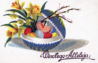 Kartka wysłana w 1939 r. (na odwrocie nazwa „Pastelon” – być może wydawnictwo; IPN Ka 023/1392)