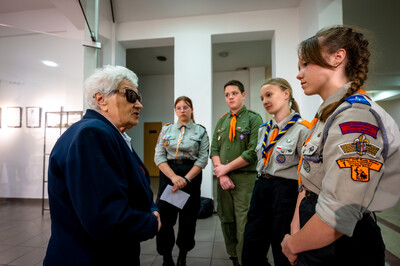 Gala finałowa X edycji konkursu „W kręgu poezji i prozy lagrowej więźniarek KL Ravensbrück“ – Ruda Śląska, 17 kwietnia 2024, Fot. IPN K. Łojko