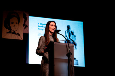 Gala finałowa X edycji konkursu „W kręgu poezji i prozy lagrowej więźniarek KL Ravensbrück“ – Ruda Śląska, 17 kwietnia 2024, Fot. IPN K. Łojko