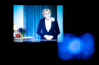 Gala finałowa X edycji konkursu „W kręgu poezji i prozy lagrowej więźniarek KL Ravensbrück“ – Ruda Śląska, 17 kwietnia 2024, Fot. IPN K. Łojko