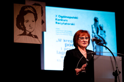 Gala finałowa X edycji konkursu „W kręgu poezji i prozy lagrowej więźniarek KL Ravensbrück“ – Ruda Śląska, 17 kwietnia 2024, Fot. IPN K. Łojko