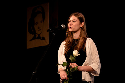 Gala finałowa X edycji konkursu „W kręgu poezji i prozy lagrowej więźniarek KL Ravensbrück“ – Ruda Śląska, 17 kwietnia 2024, Fot. IPN K. Łojko