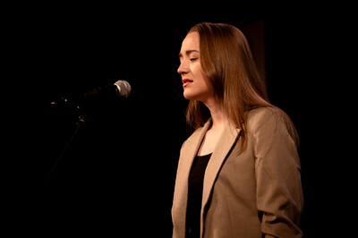 Gala finałowa X edycji konkursu „W kręgu poezji i prozy lagrowej więźniarek KL Ravensbrück“ – Ruda Śląska, 17 kwietnia 2024, Fot. IPN K. Łojko