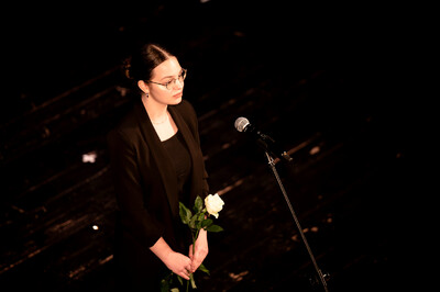 Gala finałowa X edycji konkursu „W kręgu poezji i prozy lagrowej więźniarek KL Ravensbrück“ – Ruda Śląska, 17 kwietnia 2024, Fot. IPN K. Łojko