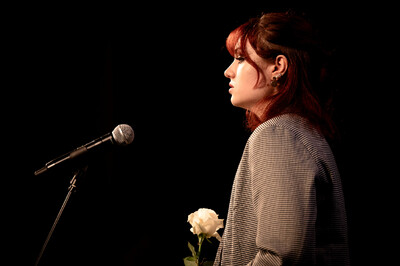 Gala finałowa X edycji konkursu „W kręgu poezji i prozy lagrowej więźniarek KL Ravensbrück“ – Ruda Śląska, 17 kwietnia 2024, Fot. IPN K. Łojko