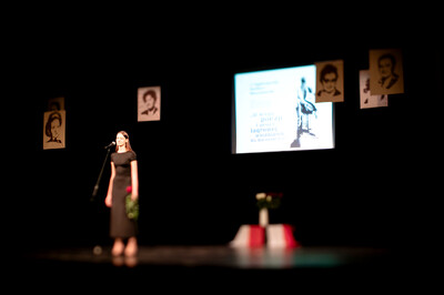 Gala finałowa X edycji konkursu „W kręgu poezji i prozy lagrowej więźniarek KL Ravensbrück“ – Ruda Śląska, 17 kwietnia 2024, Fot. IPN K. Łojko