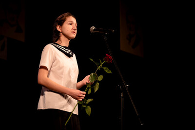 Gala finałowa X edycji konkursu „W kręgu poezji i prozy lagrowej więźniarek KL Ravensbrück“ – Ruda Śląska, 17 kwietnia 2024, Fot. IPN K. Łojko