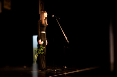 Gala finałowa X edycji konkursu „W kręgu poezji i prozy lagrowej więźniarek KL Ravensbrück“ – Ruda Śląska, 17 kwietnia 2024, Fot. IPN K. Łojko