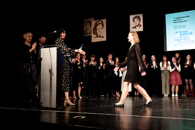 Gala finałowa X edycji konkursu „W kręgu poezji i prozy lagrowej więźniarek KL Ravensbrück“ – Ruda Śląska, 17 kwietnia 2024, Fot. IPN K. Łojko