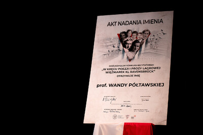 Gala finałowa X edycji konkursu „W kręgu poezji i prozy lagrowej więźniarek KL Ravensbrück“ – Ruda Śląska, 17 kwietnia 2024, Fot. IPN K. Łojko
