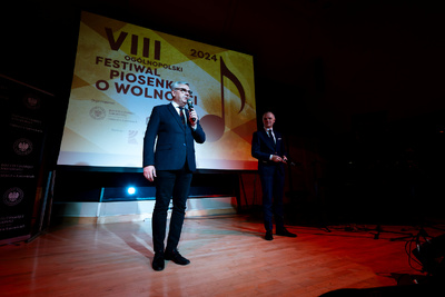 Finał VIII Ogólnopolskiego Festiwalu Piosenki o Wolności – Katowice, 20 kwietnia 2024. Fot.: IPN K. Łojko