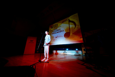 Finał VIII Ogólnopolskiego Festiwalu Piosenki o Wolności – Katowice, 20 kwietnia 2024. Fot.: IPN K. Łojko