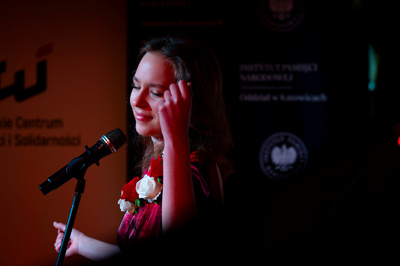 Finał VIII Ogólnopolskiego Festiwalu Piosenki o Wolności – Katowice, 20 kwietnia 2024. Fot.: IPN K. Łojko