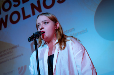 Finał VIII Ogólnopolskiego Festiwalu Piosenki o Wolności – Katowice, 20 kwietnia 2024. Fot.: IPN K. Łojko