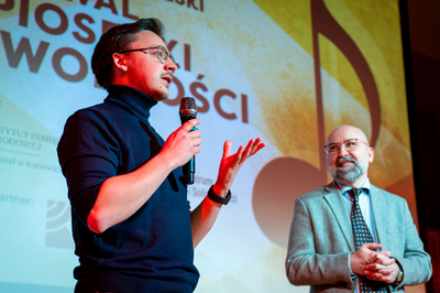 Finał VIII Ogólnopolskiego Festiwalu Piosenki o Wolności – Katowice, 20 kwietnia 2024. Fot.: IPN K. Łojko