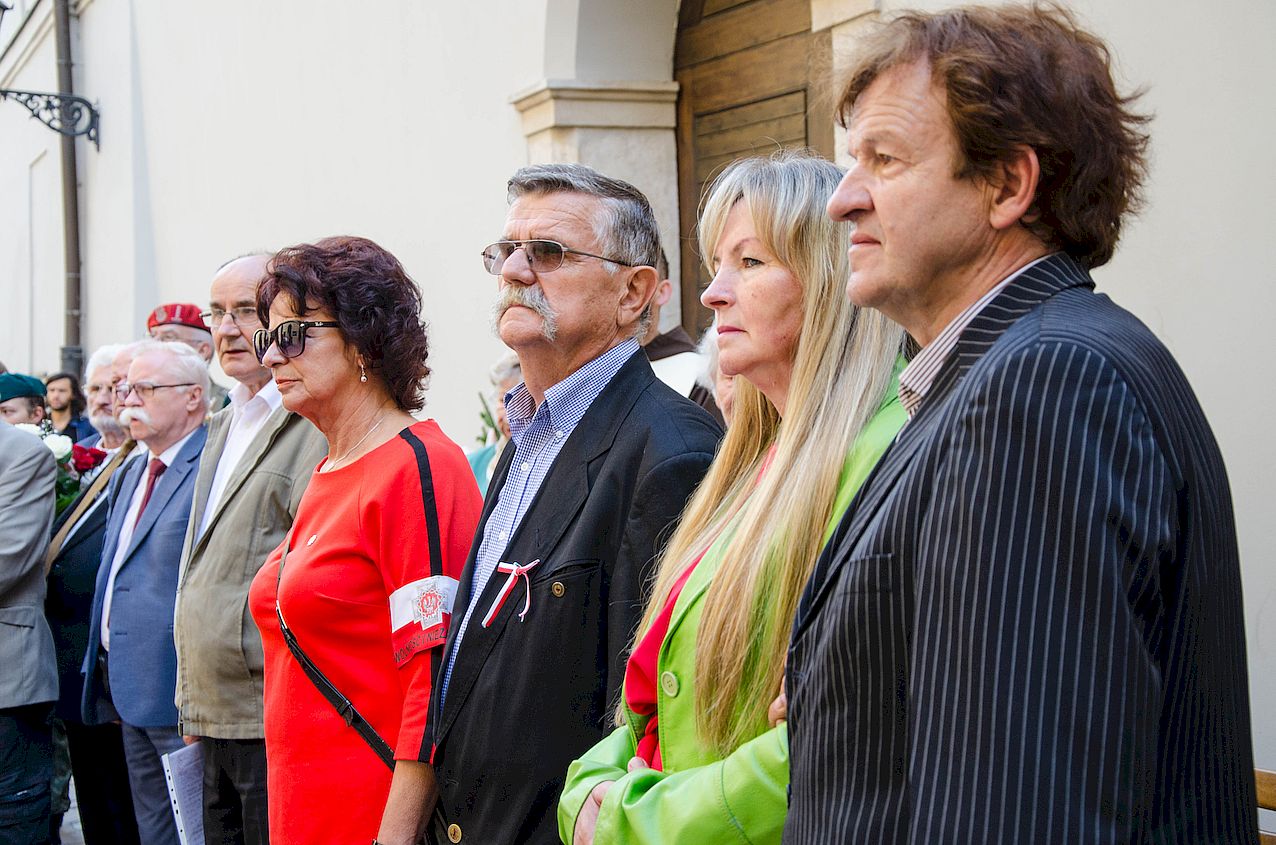 Kraków, 14 września 2019. Odsłonięcie tablicy pamięci ks. Władysława Gurgacza oraz Stefana Balickiego i Stanisława Szajny