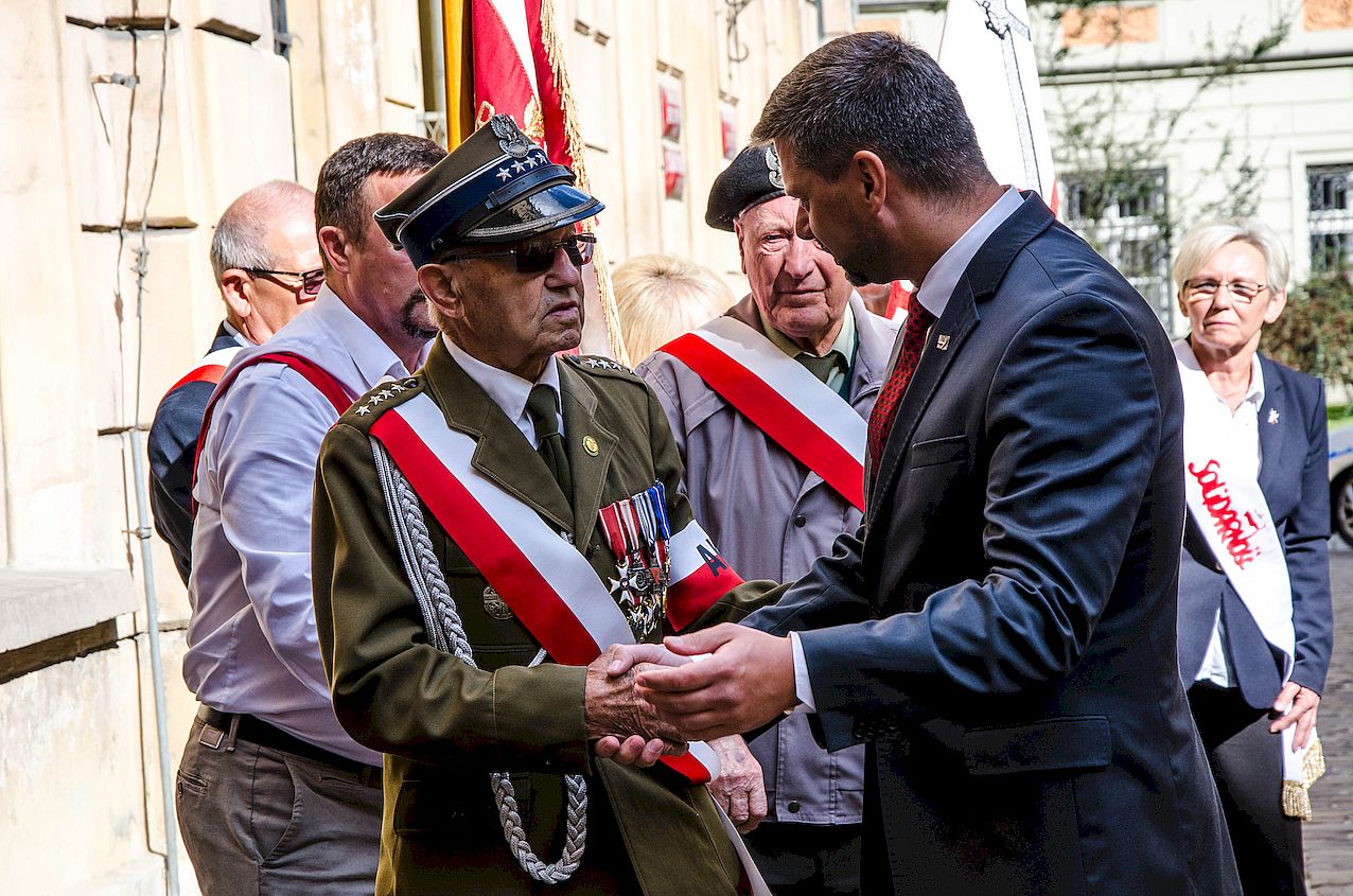 Kraków, 14 września 2019. Odsłonięcie tablicy pamięci ks. Władysława Gurgacza oraz Stefana Balickiego i Stanisława Szajny