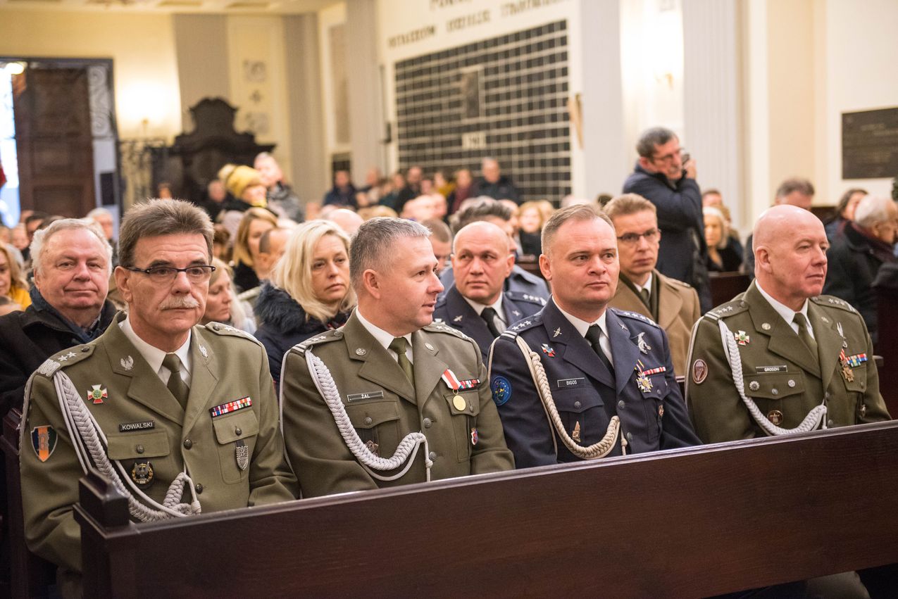 Odsłonięcie tablicy upamiętniającej mjr. pil. ppłk. RAF Stefana Janusa – Kraków, 19 stycznia 2020. Fot. Agnieszka Masłowska (IPN)