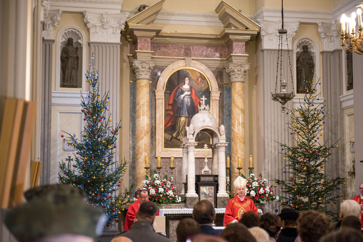 Odsłonięcie tablicy upamiętniającej mjr. pil. ppłk. RAF Stefana Janusa – Kraków, 19 stycznia 2020. Fot. Agnieszka Masłowska (IPN)