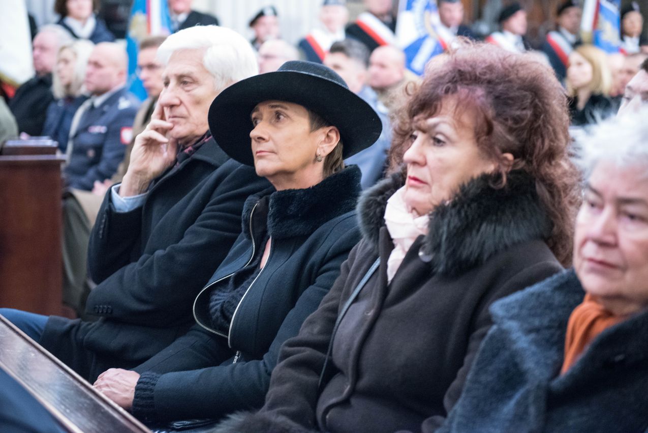 Odsłonięcie tablicy upamiętniającej mjr. pil. ppłk. RAF Stefana Janusa – Kraków, 19 stycznia 2020. Fot. Agnieszka Masłowska (IPN)