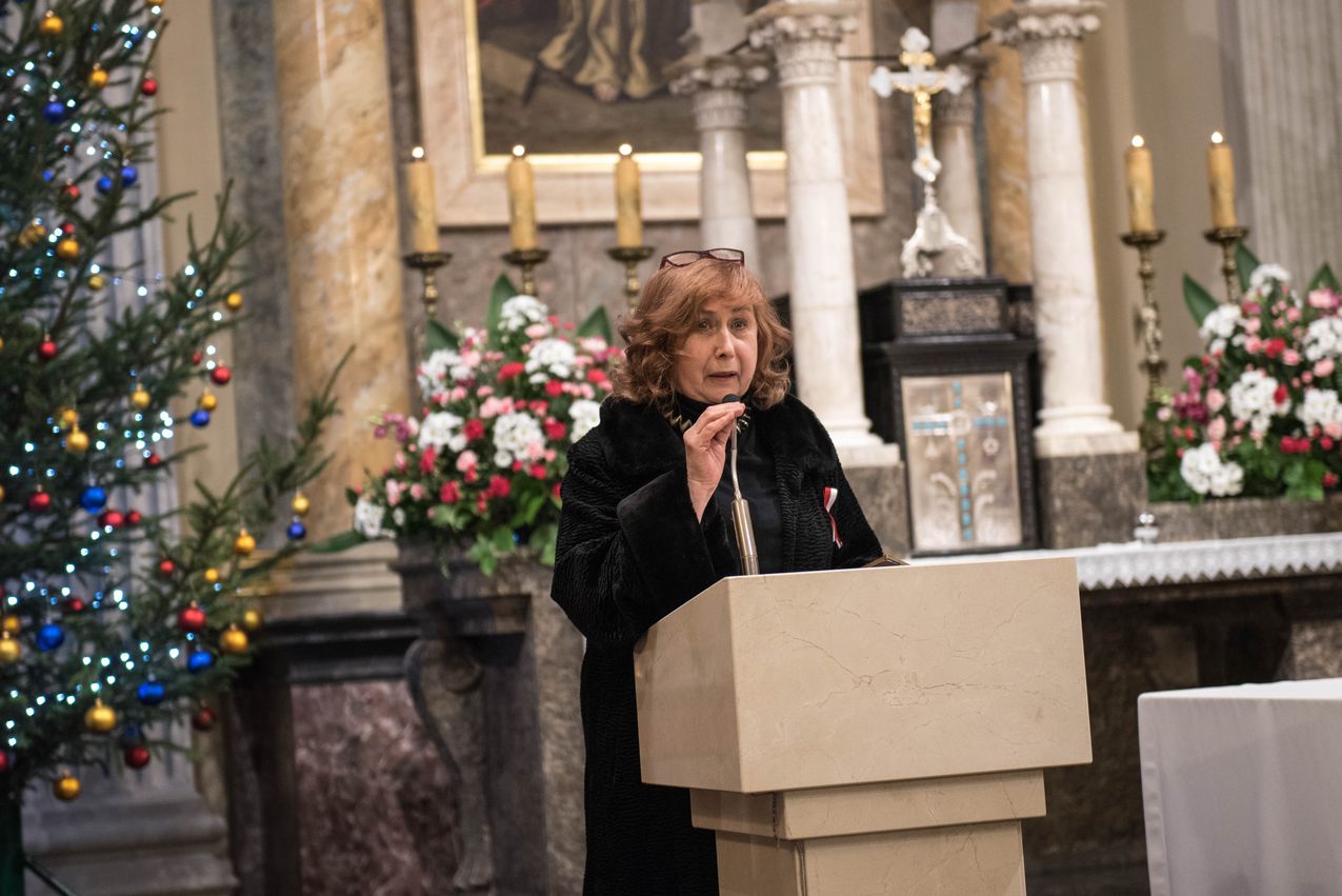 Odsłonięcie tablicy upamiętniającej mjr. pil. ppłk. RAF Stefana Janusa – Kraków, 19 stycznia 2020. Fot. Agnieszka Masłowska (IPN)