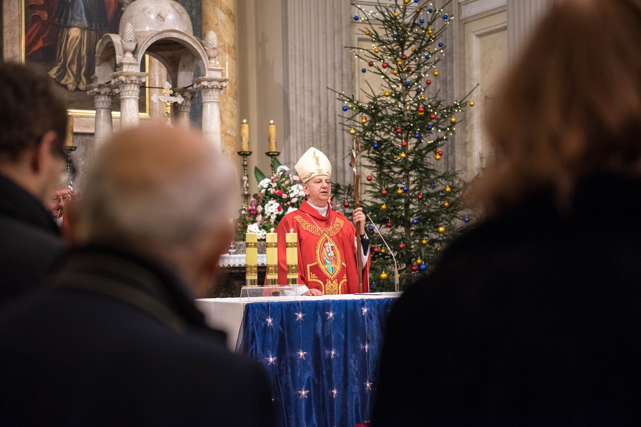 Odsłonięcie tablicy upamiętniającej mjr. pil. ppłk. RAF Stefana Janusa – Kraków, 19 stycznia 2020. Fot. Agnieszka Masłowska (IPN)