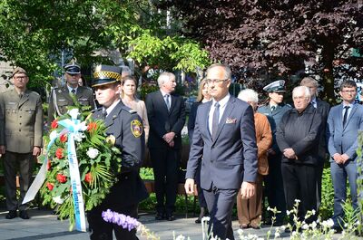 Uroczystość na pl. Axentowicza w Krakowie. Fot. Janusz Ślęzak (IPN)