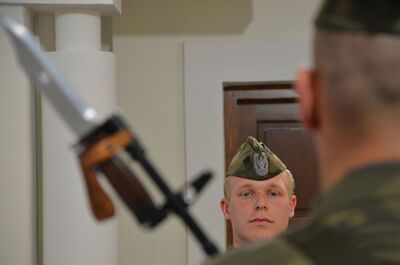 Wadowice. Uroczystości pogrzebowe Mariana Misiaka, Żołnierza Wyklętego. Fot. Janusz Ślęzak (IPN)