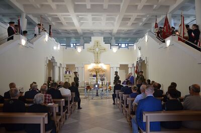 Wadowice. Uroczystości pogrzebowe Mariana Misiaka, Żołnierza Wyklętego. Fot. Janusz Ślęzak (IPN)