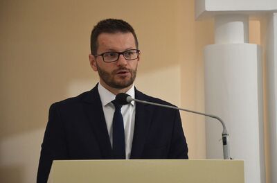 Wadowice. Uroczystości pogrzebowe Mariana Misiaka, Żołnierza Wyklętego. Fot. Janusz Ślęzak (IPN)