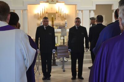 Wadowice. Uroczystości pogrzebowe Mariana Misiaka, Żołnierza Wyklętego. Fot. Janusz Ślęzak (IPN)